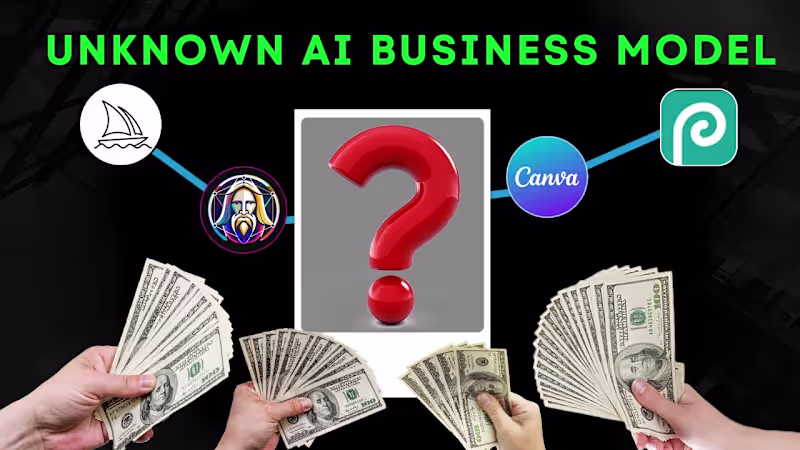 Cover image for This Unknown AI Business Print 🤑🤑 Money so Fast It feels ILLE…