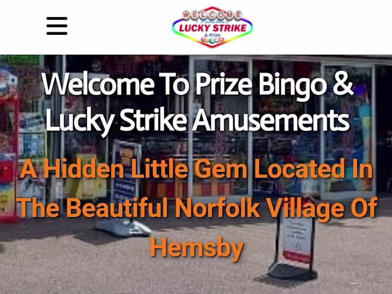 Cover image for Prize Bingo & Arcade Infopage