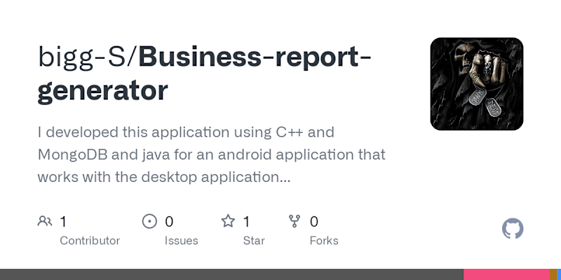 Cover image for Business Report Generator Development