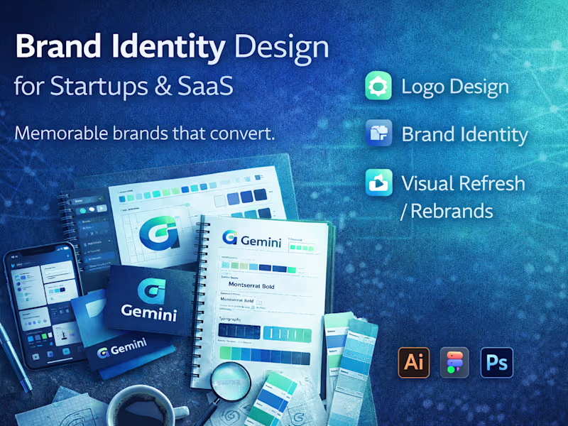 Cover image for Brand Identity Design for Startups & SaaS