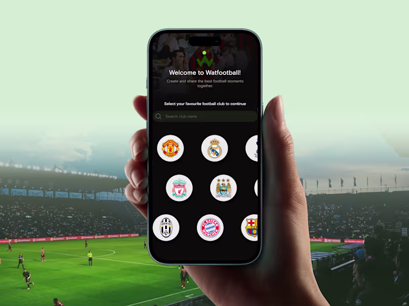 Cover image for Mobile app – Fans focused arena for Watfootball