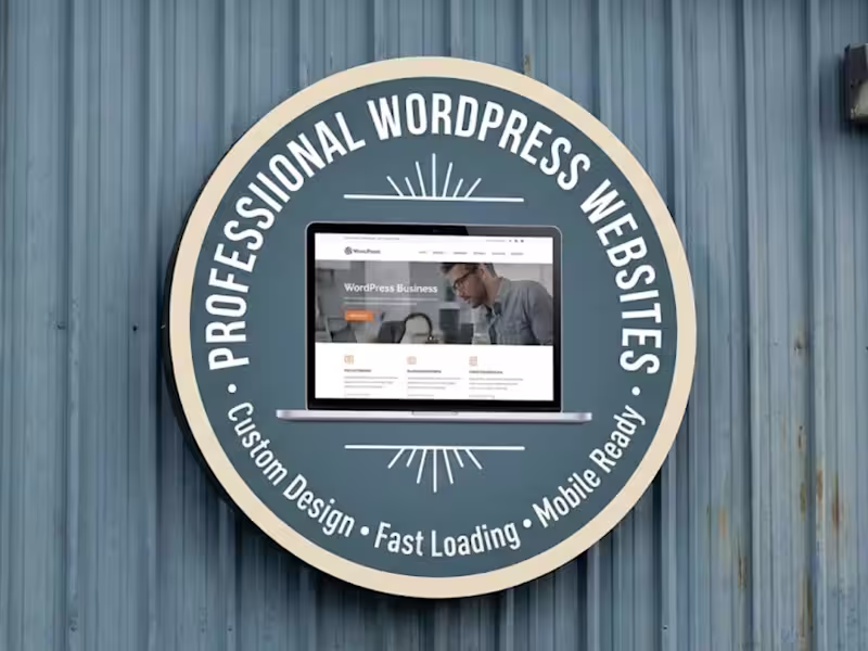 Cover image for Professional WordPress Business Website