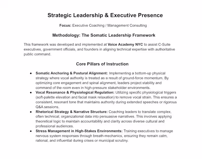 Cover image for Based on my experience using the somatic framework to coach ...