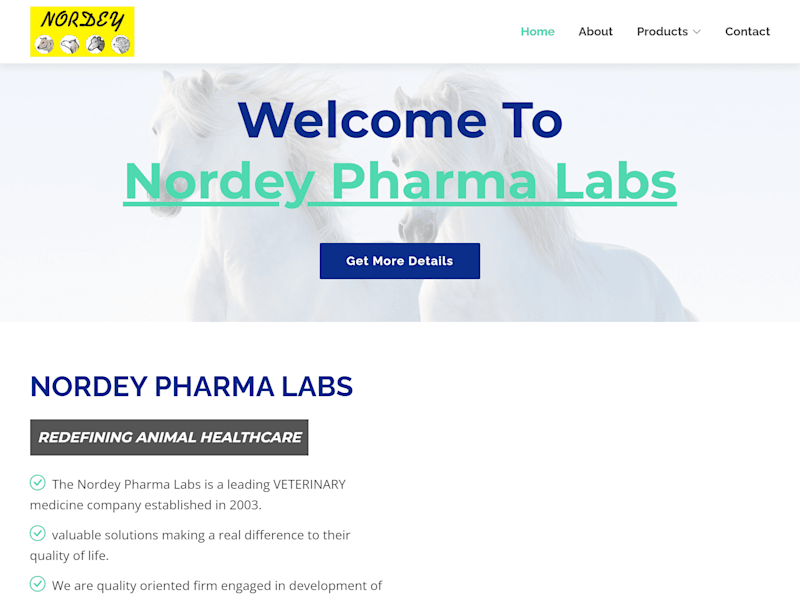 Cover image for Nordey pharma labs