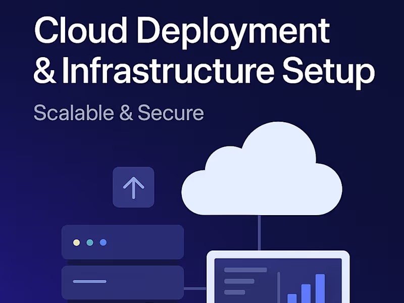 Cover image for Cloud Deployment & Infrastructure Setup | Scalable & Secure