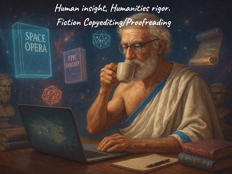 Cover image for Fiction & Game Copy Editing/Proofreading