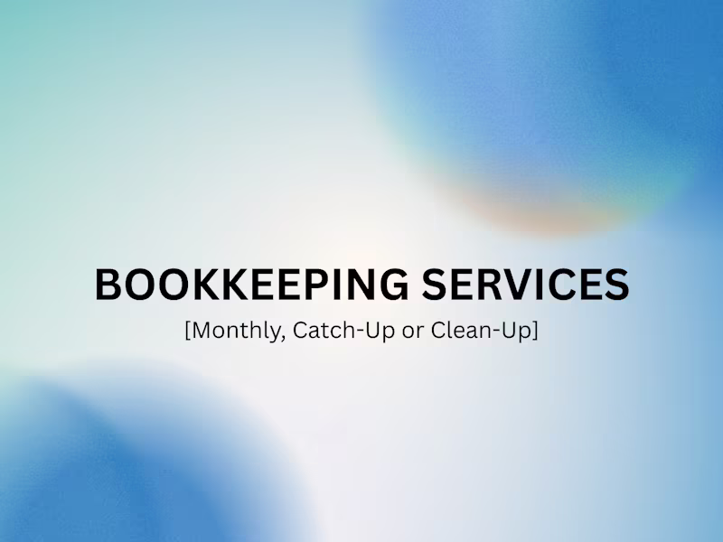 Cover image for Professional Bookkeeping Services You Can Count On