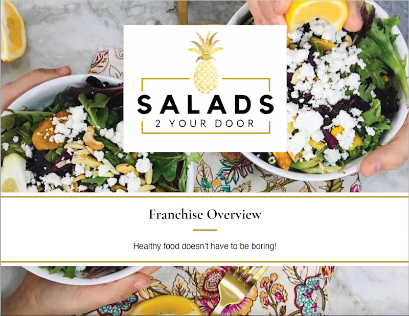 Cover image for Salads 2 Your Door Franchise Brochure