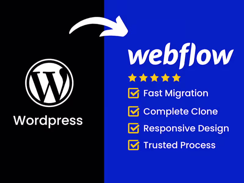 Cover image for Wordpress to Webflow Migration