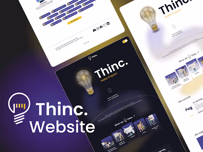Cover image for Thinc. Website - Web renovate