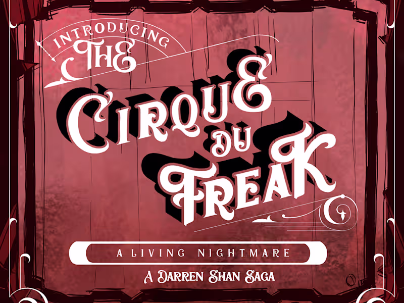 Cover image for Cirque Du Freak, Book Cover, Fan Art, Digital
