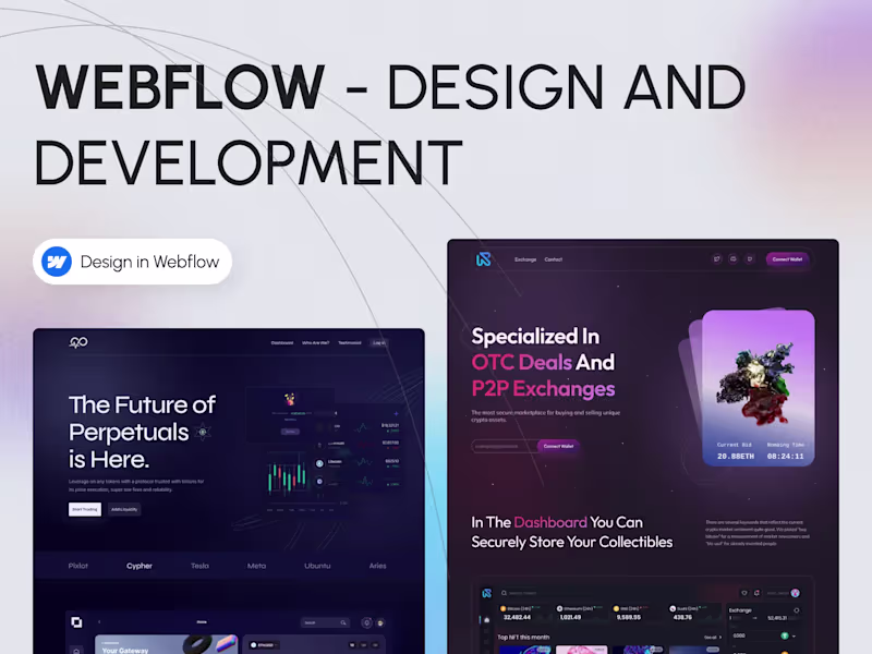 Cover image for Webflow Website Design & Development