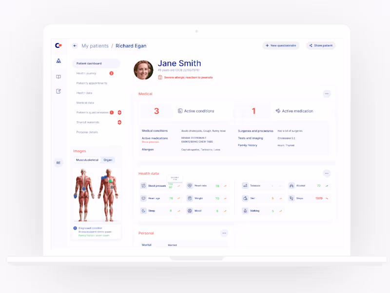 Cover image for Cushla
Creating and optimizing features for a medical app