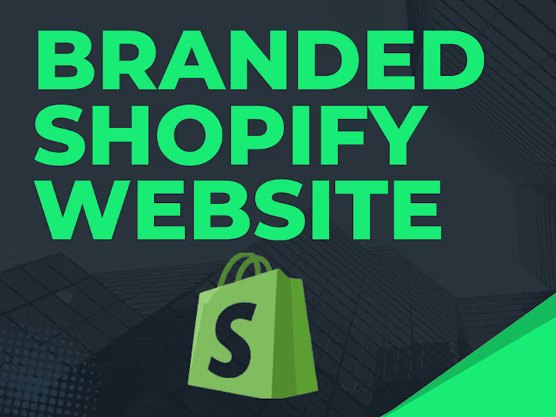 Cover image for shopify website design