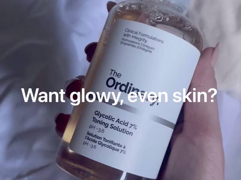 Cover image for UGC video for The Ordinary