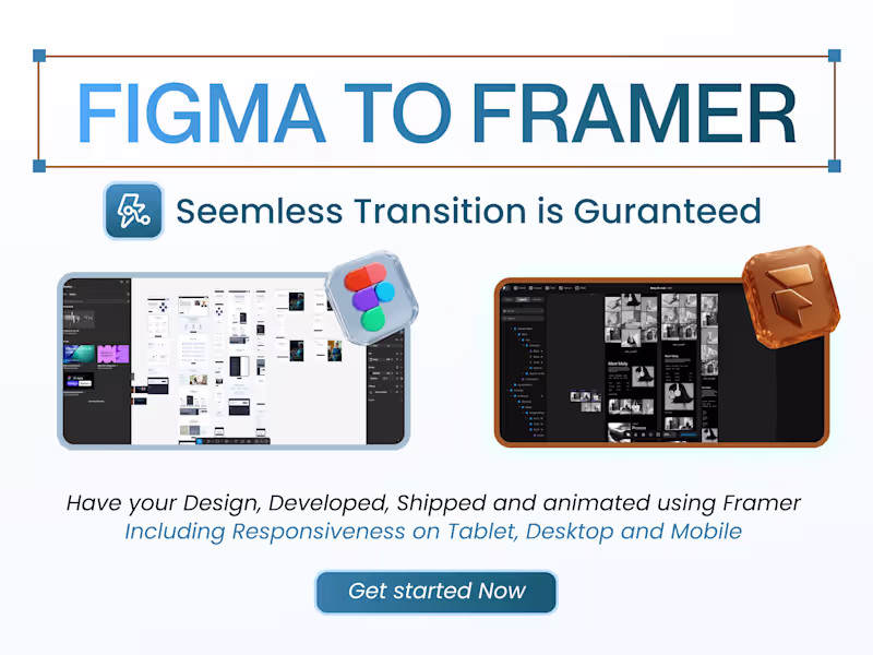 Cover image for Figma to Framer Website