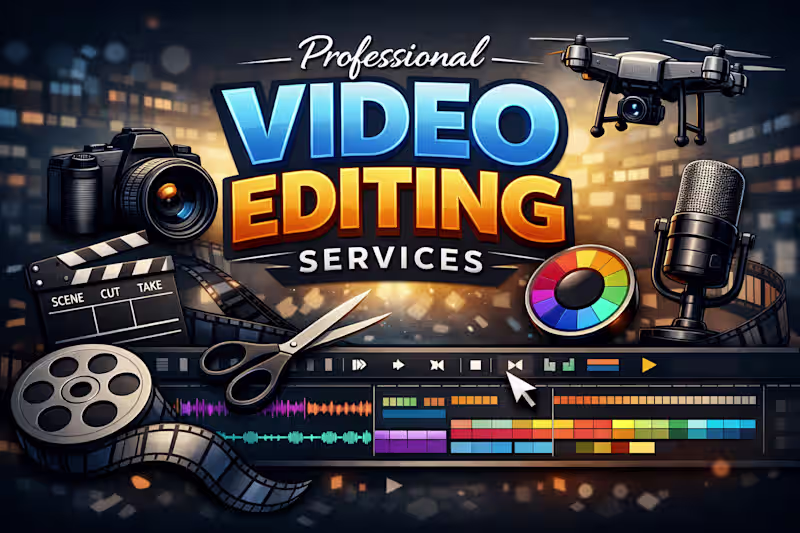 Cover image for Professional video edits. 
