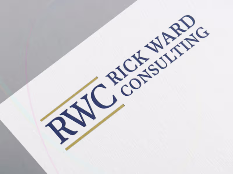 Cover image for Rick Ward Consulting | Website & Branding