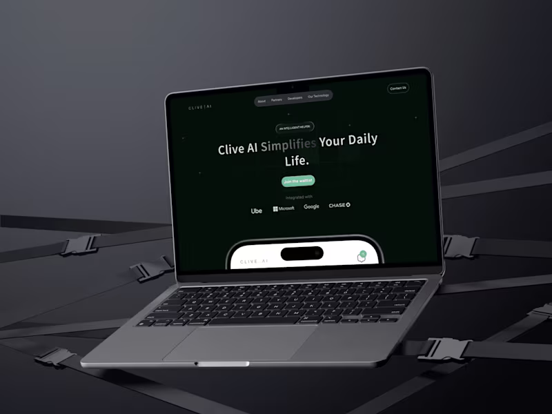 Cover image for Clive AI (Branding & Website Design)