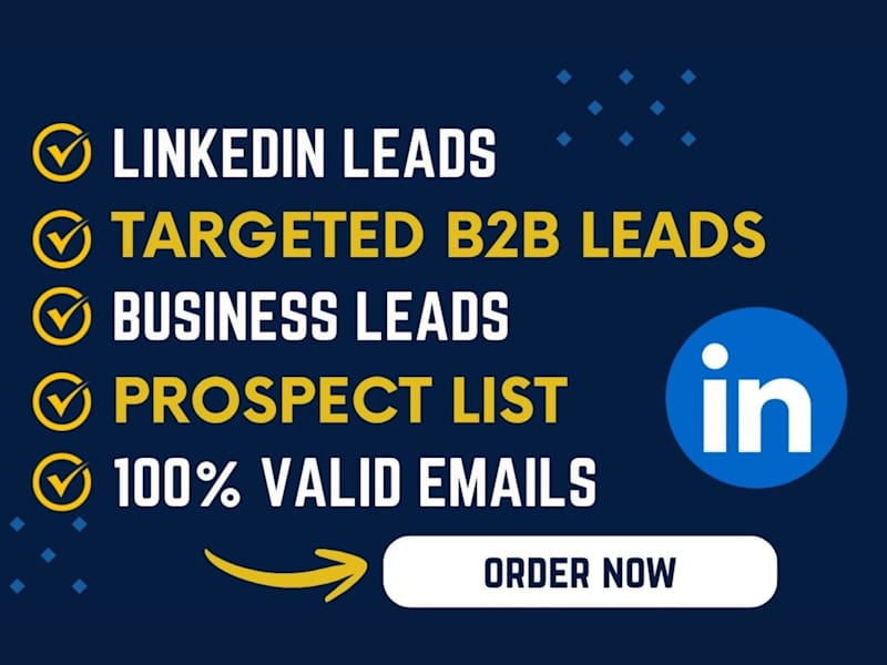 Cover image for I will do Linkedin lead generation and B2B lead generation
