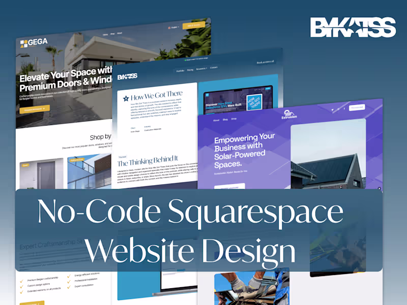 Cover image for Squarespace Website {No-code}