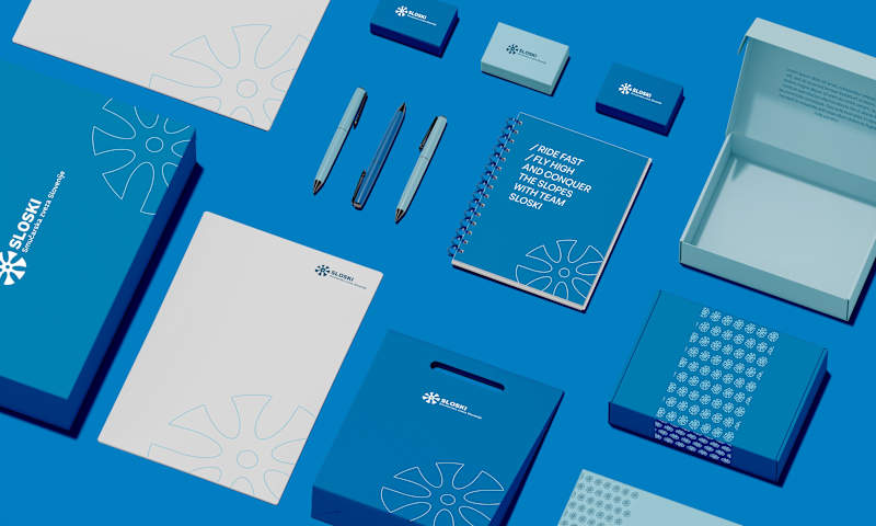 Cover image for Corporate identity for Ski Association of Slovenia