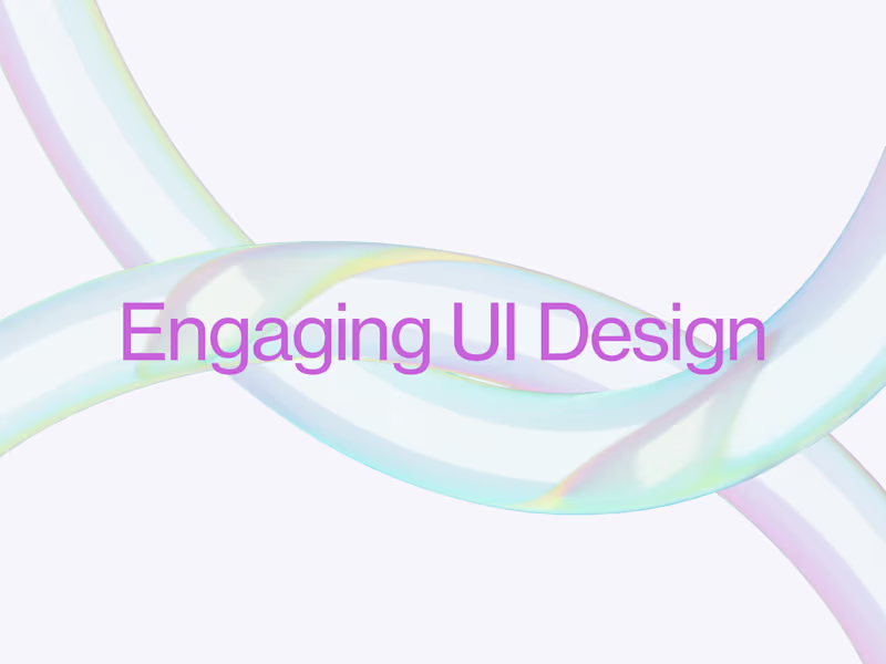 Cover image for Bringing Ideas to Life – UI Design