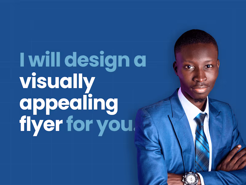 Cover image for I will design a visually appealing flyer for you in 24hours.