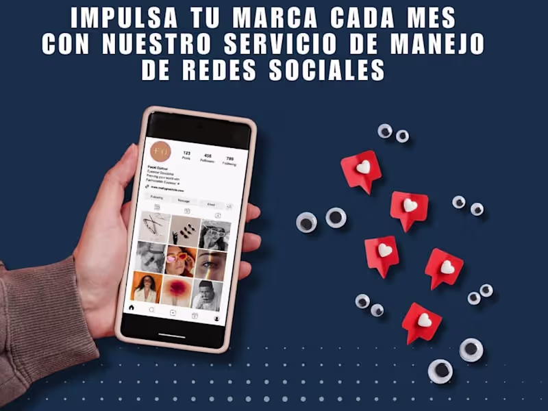 Cover image for Gestion de redes sociales mensual 