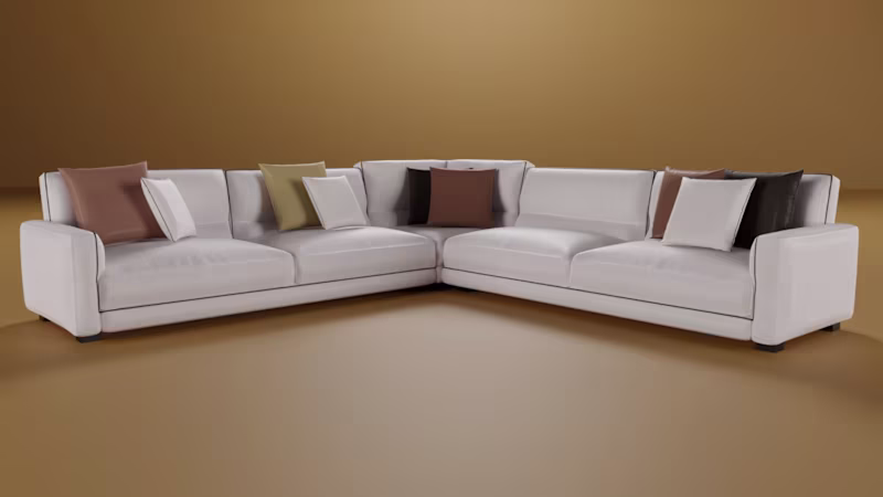 Cover image for Couch for realistic 3D renders