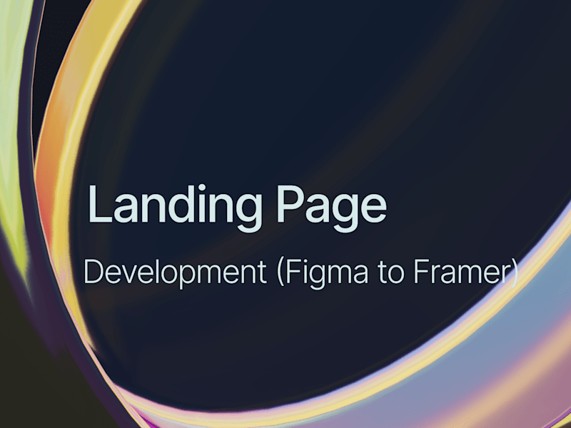 Cover image for Landing Page Development