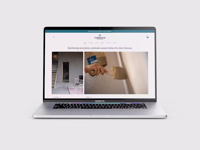 Cover image for wandfarb.de | Build Shopify online store for natural paints