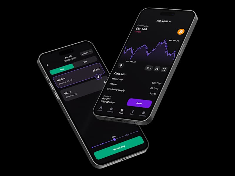 Cover image for Crypto trading app