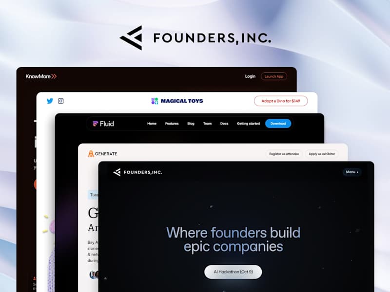 Cover image for Development and Maintenance of Startup Studio with Framer