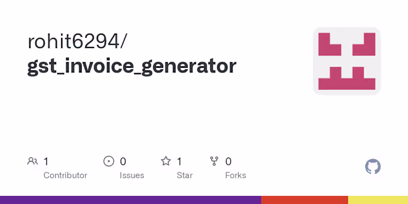 Cover image for Invoice Generator Web Application