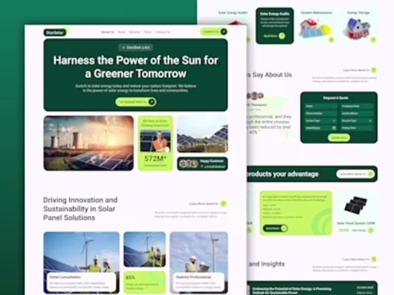 Cover image for Website UI/UX Design This is my one of past design work