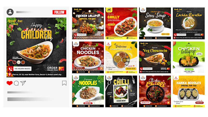Cover image for Social Media Post Design by bittu rai :: Behance
