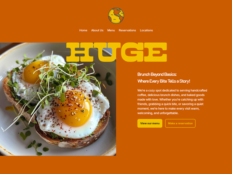 Cover image for Framer: Cafe Website