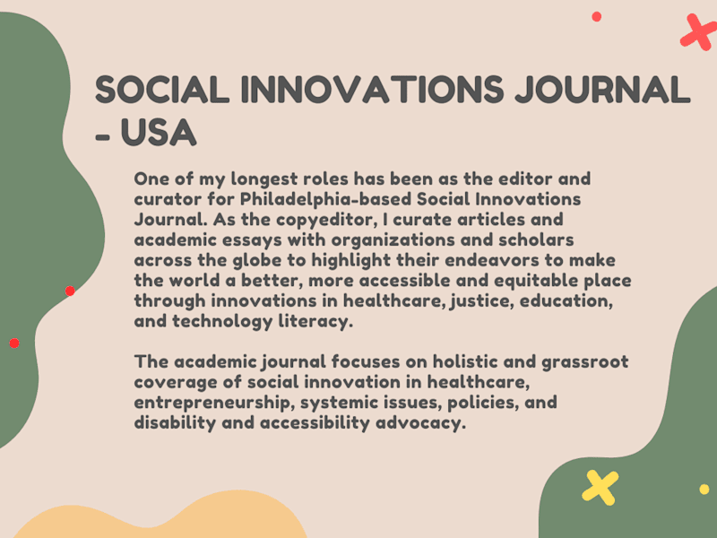 Cover image for Academic Copyediting and Branding | Social Innovations Journal