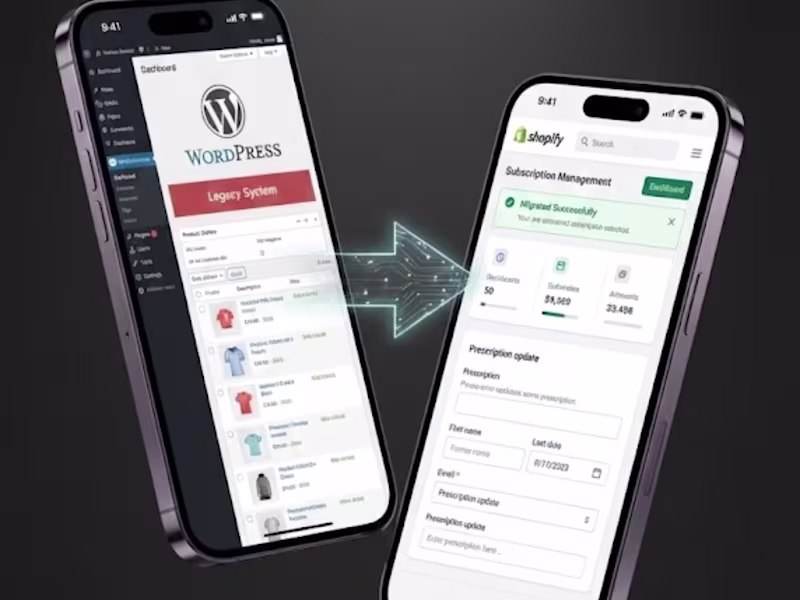 Cover image for WooCommerce to Shopify Migration & Custom Shopify Development