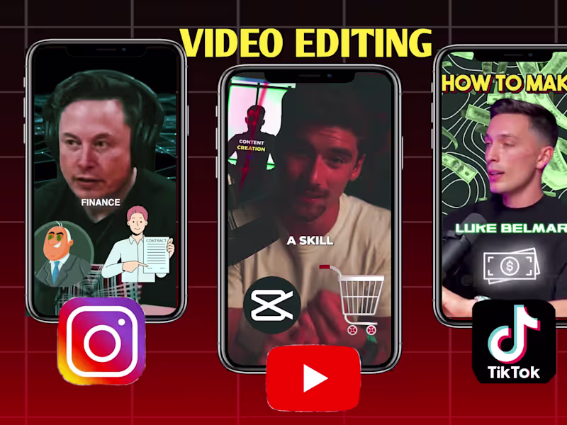 Cover image for I will edit video for any social media