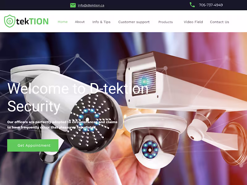 Cover image for Dtektion Security System