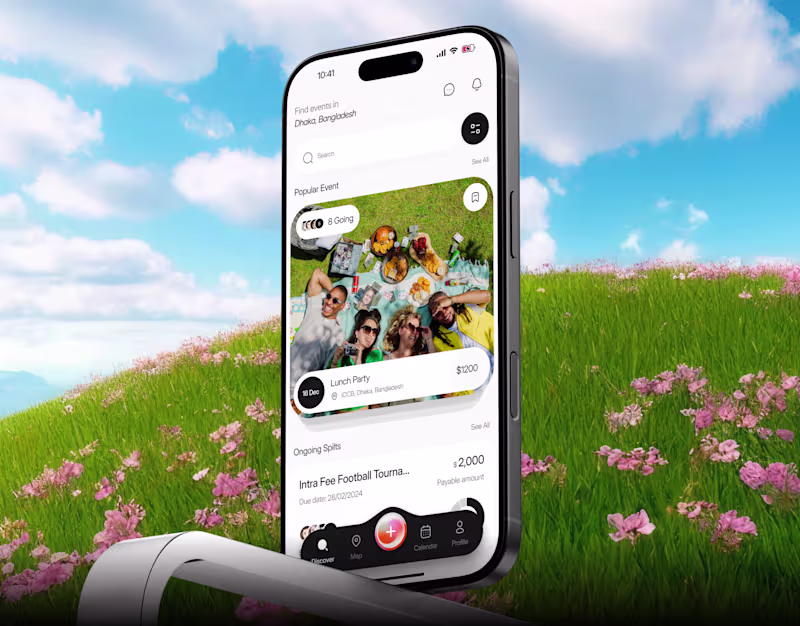 Cover image for Instant Event APP UI UX | Mobile App | Orbix Studio