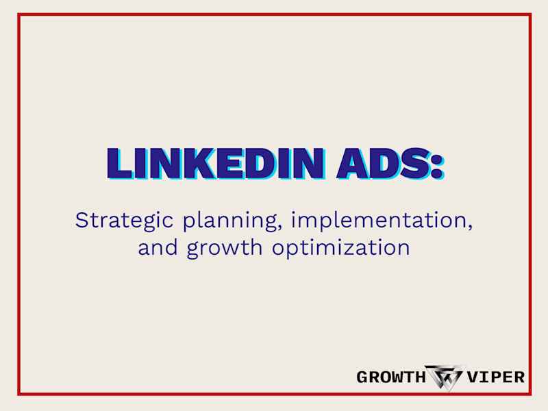Cover image for LinkedIn Ads Management: Strategy, Execution & Growth
