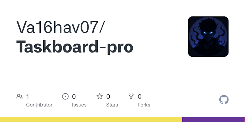 Cover image for Taskboard Pro Development