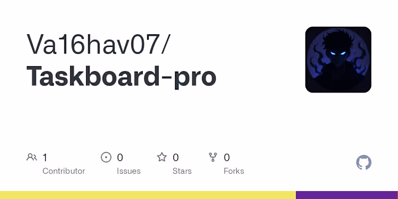 Cover image for Taskboard Pro Development