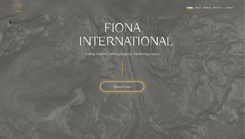 Cover image for Fiona International Website Project
