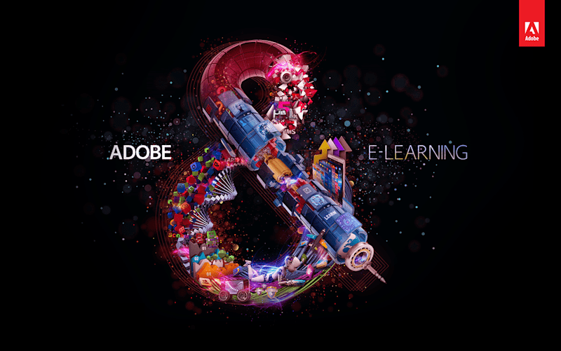 Cover image for Adobe & E-learning - Illustration