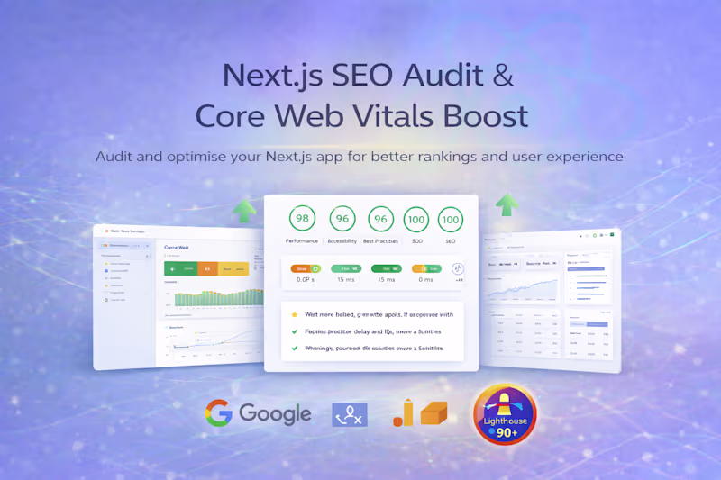 Cover image for Next.js SEO Audit & Core Web Vitals Boost
