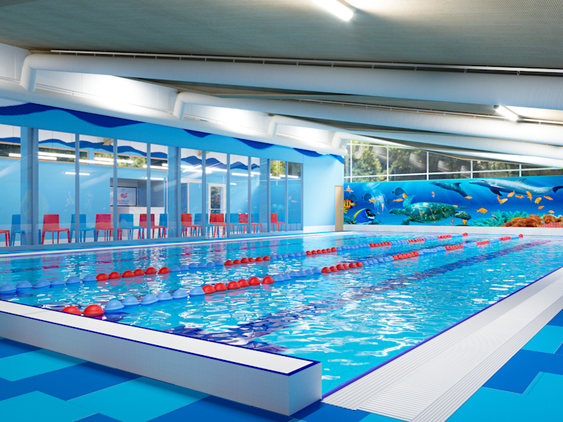 Cover image for Red Whale Swim School